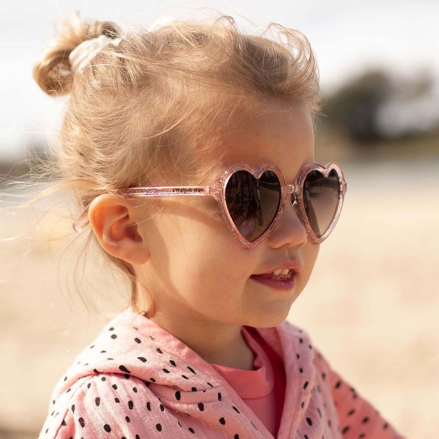 Girls Snapper Rock Sunglasses | Kids Heart Sparkle Sunglasses