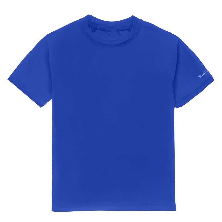 Boys Snapper Rock Rash Tops | Penguin Blue Ss Rash Top