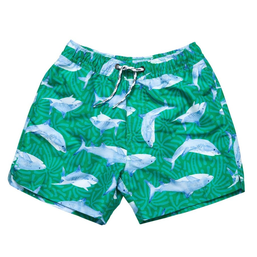 Boys Snapper Rock Matching Dad & Me | Reef Shark Swim Short