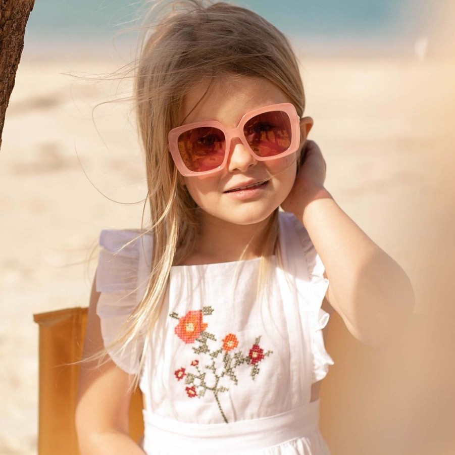 Girls Snapper Rock Sunglasses | Bella Milky Peach Sunglasses