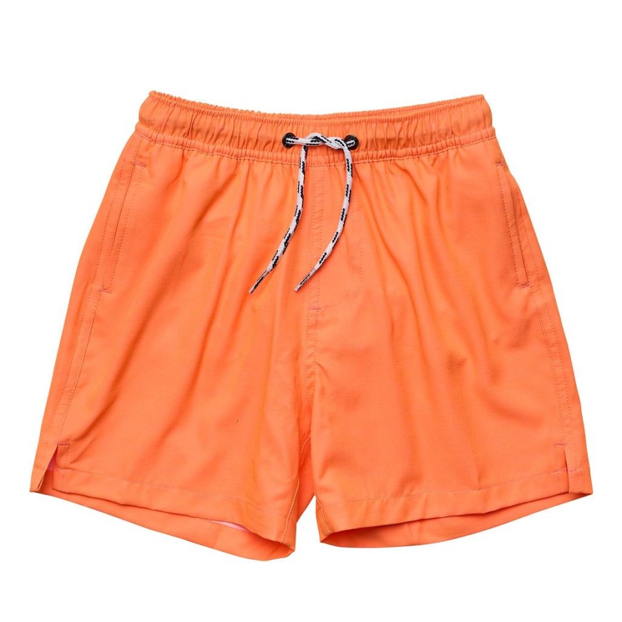 Boys Snapper Rock Board Shorts | Tangerine Volley Board Short