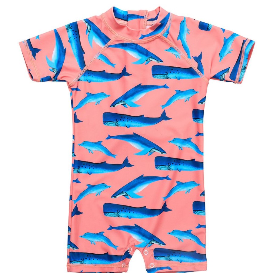 Baby Snapper Rock One Pieces | Whale Tail Ss Sunsuit