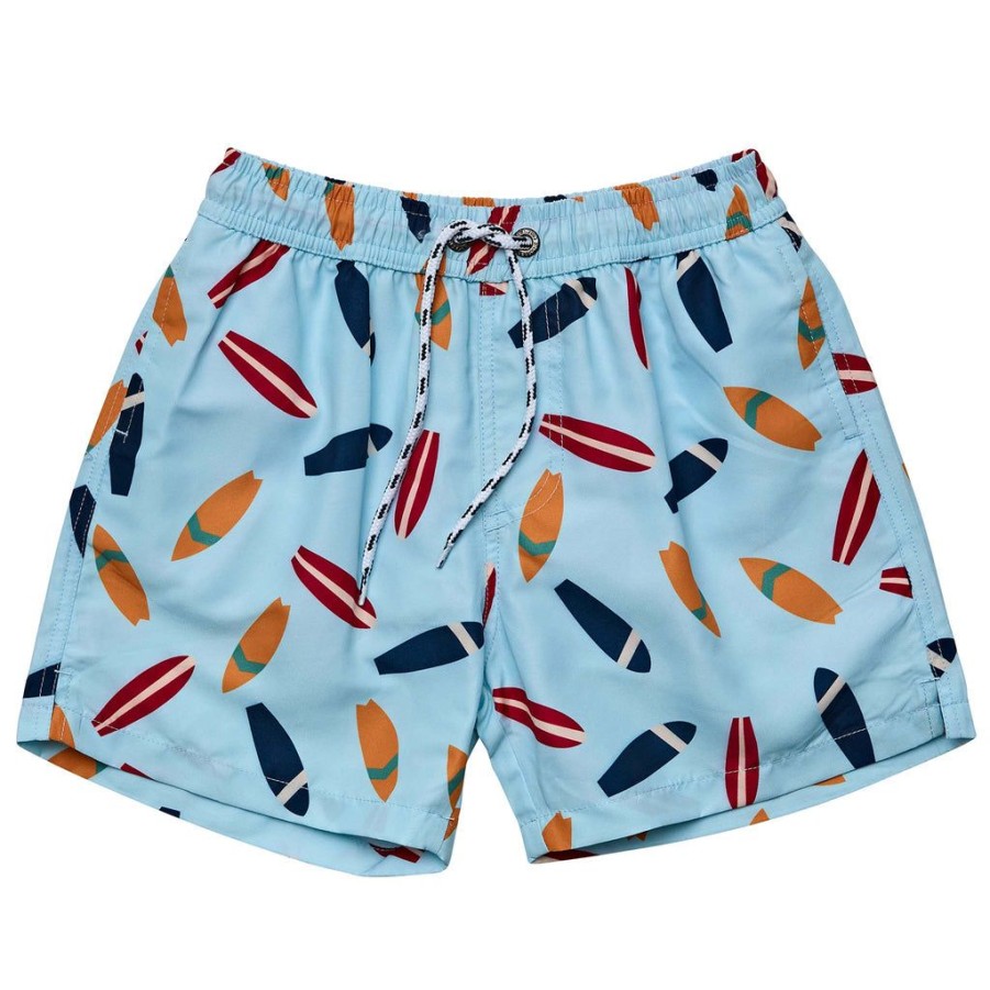 Boys Snapper Rock Matching Dad & Me | Retro Surf Volley Board Short