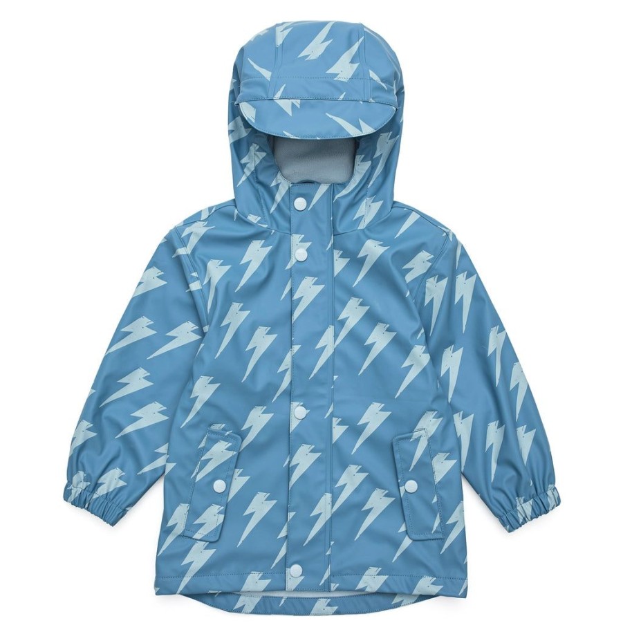 Outerwear Snapper Rock | Lightning Bolt Recycled Waterproof Raincoat