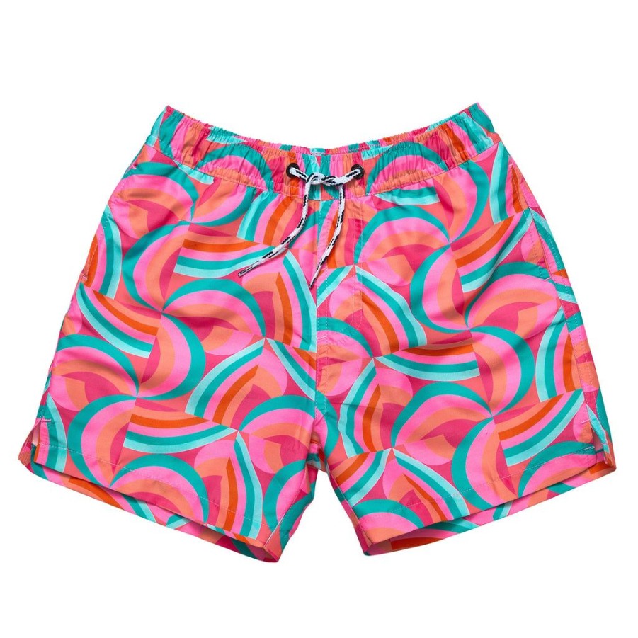 Boys Snapper Rock Matching Dad & Me | Geo Melon Sustainable Swim Short