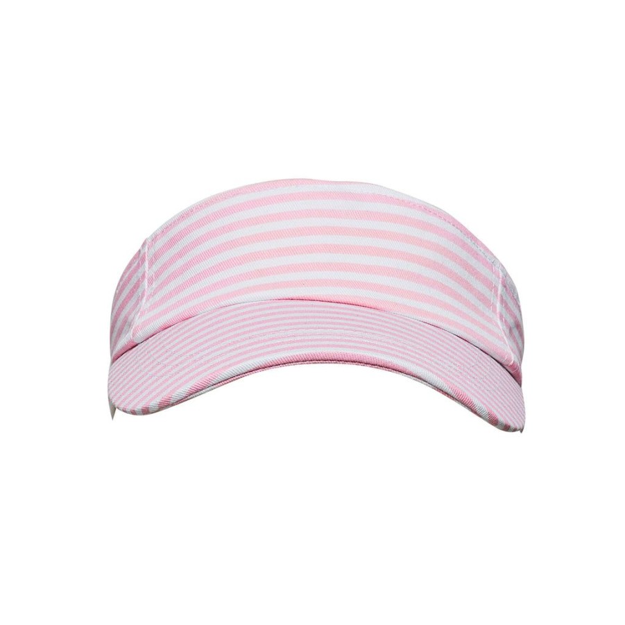 Girls Snapper Rock Hats | Pink Stripe Visor