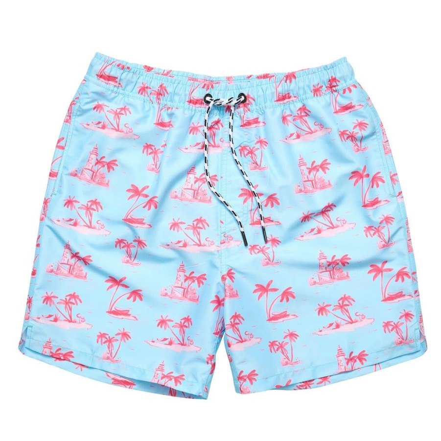 Mens Snapper Rock | Mens Lighthouse Island Sustainable Swim Short