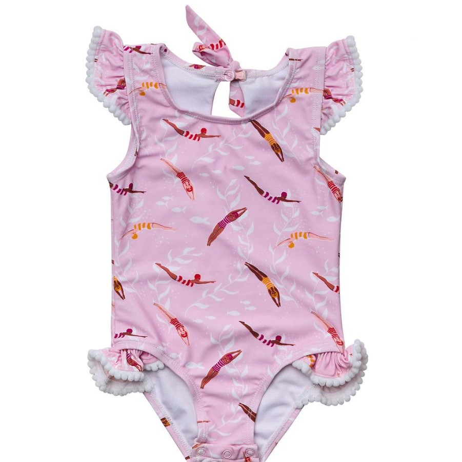 Baby Snapper Rock One Pieces | Diving Diva Frill Swimsuit