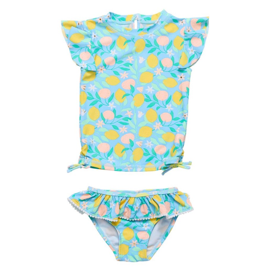 Baby Snapper Rock Two Piece Sets | Lemon Drops Ss Ruffle Set