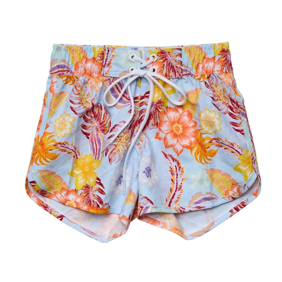 Girls Snapper Rock Shorts & Leggings | Boho Tropical Sustainable Board Shorts