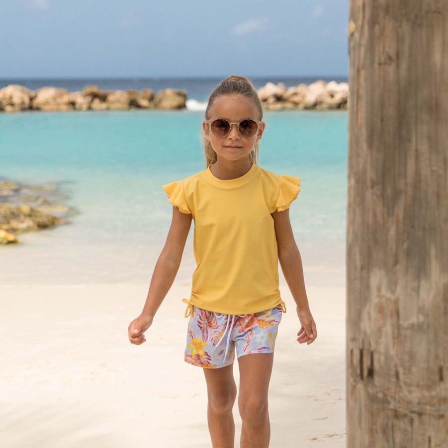 Girls Snapper Rock Shorts & Leggings | Boho Tropical Sustainable Board Shorts