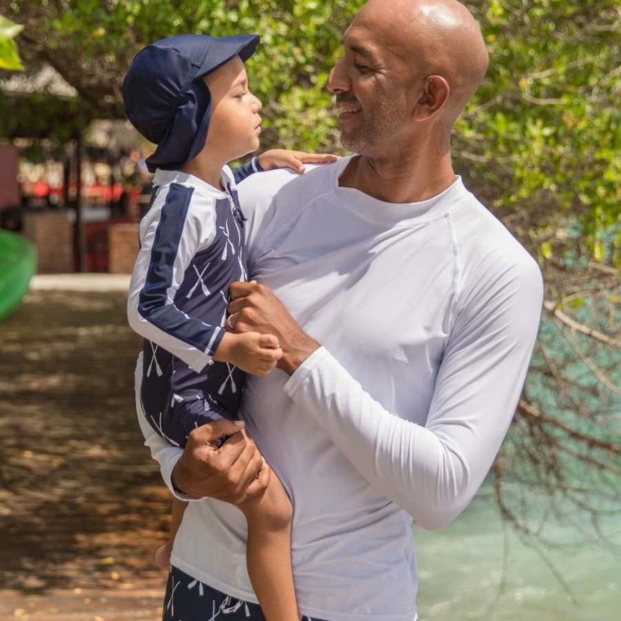 Baby Snapper Rock Hats | Navy Floating Flap Hat