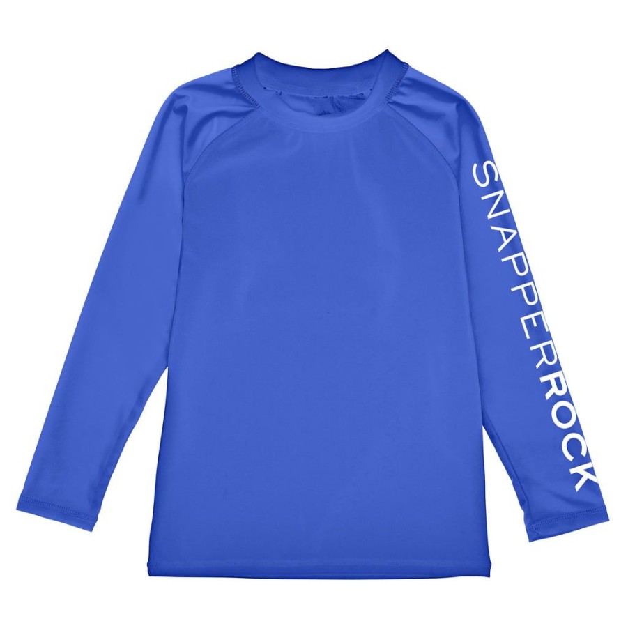 Boys Snapper Rock Rash Tops | Penguin Blue Ls Rash Top