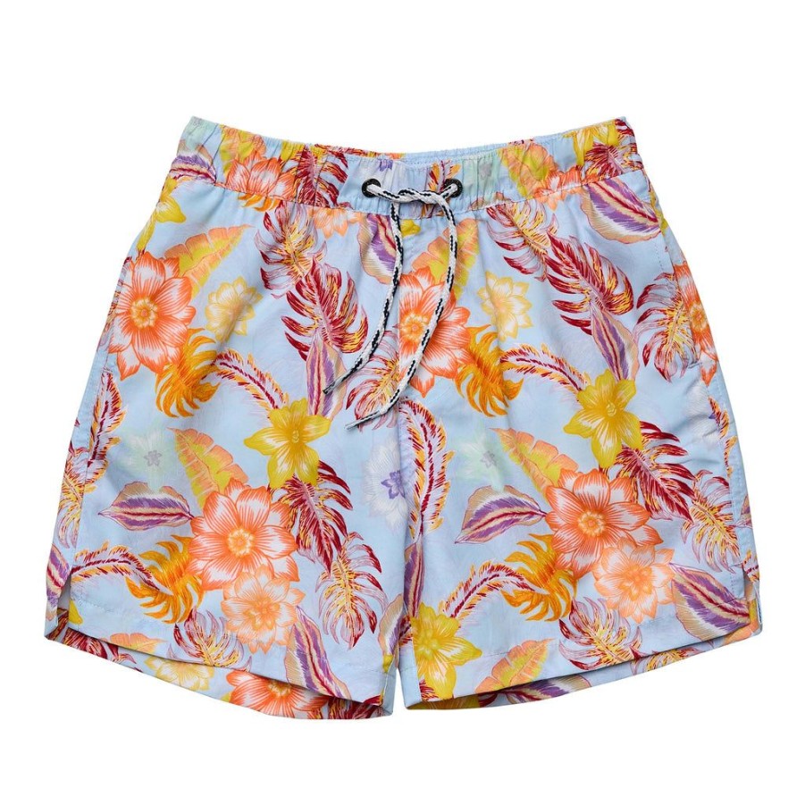 Boys Snapper Rock Matching Dad & Me | Boho Tropical Sustainable Volley Board Short