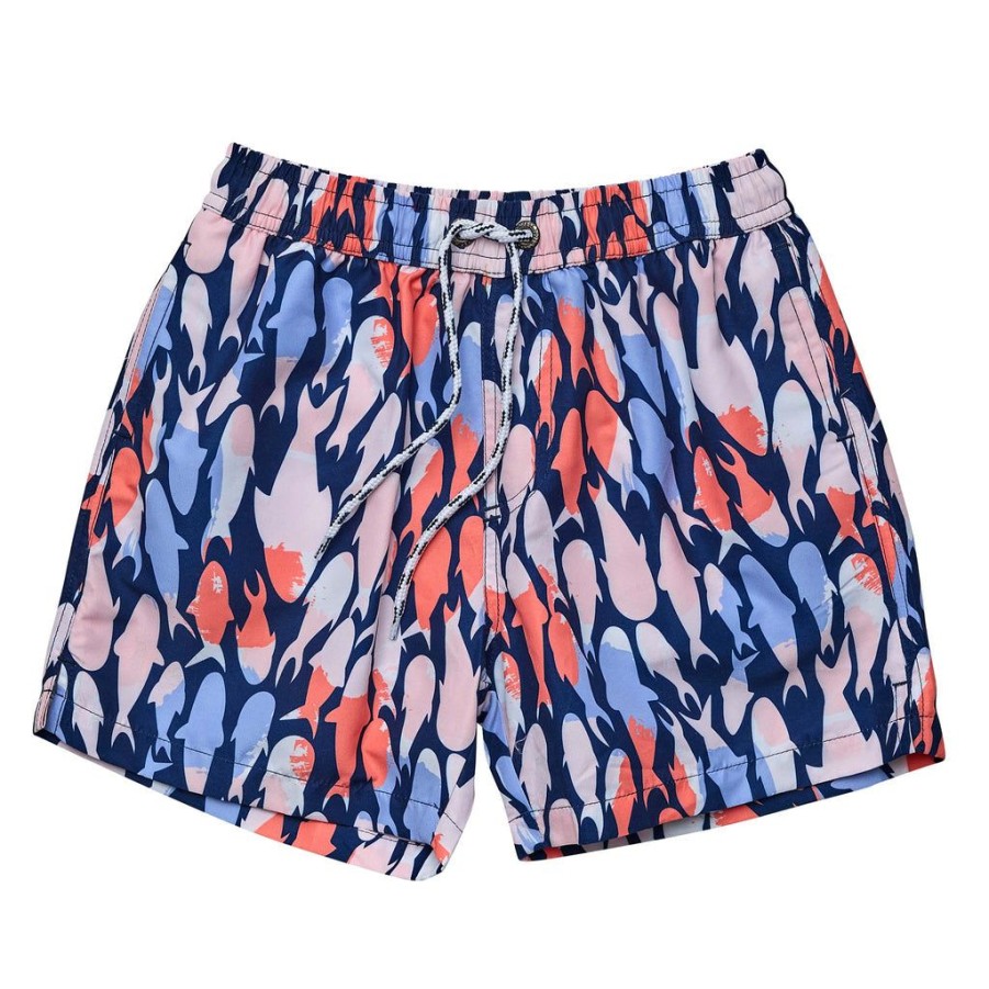 Boys Snapper Rock Matching Dad & Me | Fish Frenzy Volley Board Shorts