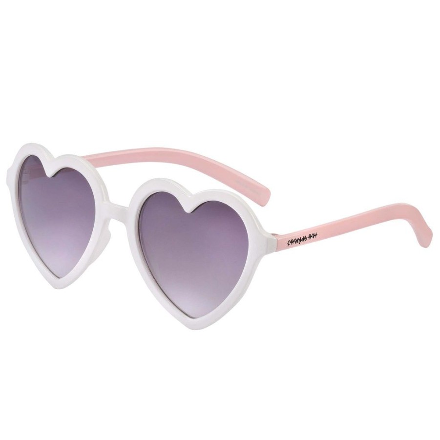 Girls Snapper Rock Sunglasses | White Heart Sunglasses