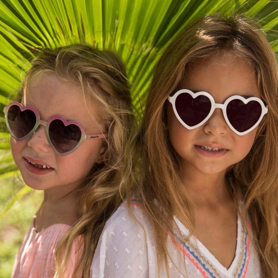 Girls Snapper Rock Sunglasses | White Heart Sunglasses