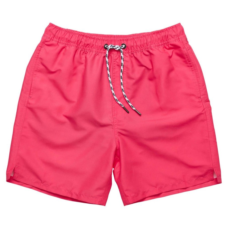 Mens Snapper Rock | Mens Vintage Red Comfort Lined Swim Short