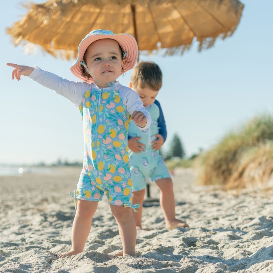 Baby Snapper Rock One Pieces | Lemon Drops Ls Sunsuit