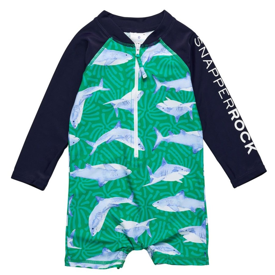 Baby Snapper Rock One Pieces | Reef Shark Ls Sunsuit