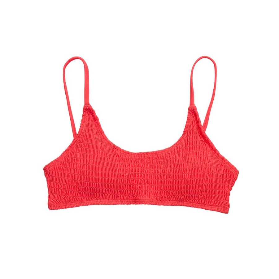 Womens Snapper Rock | Womens Watermelon Sustainable Bikini Top